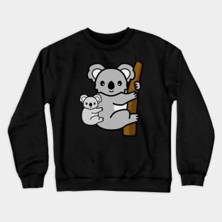 Koala with baby Crewneck Sweatshirt